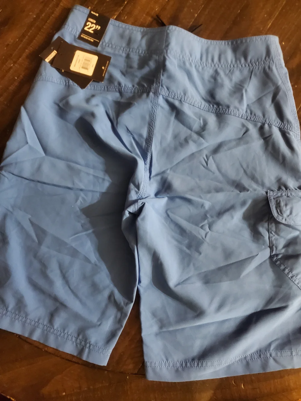 Hurley Men’s Blue Solid Boardshorts